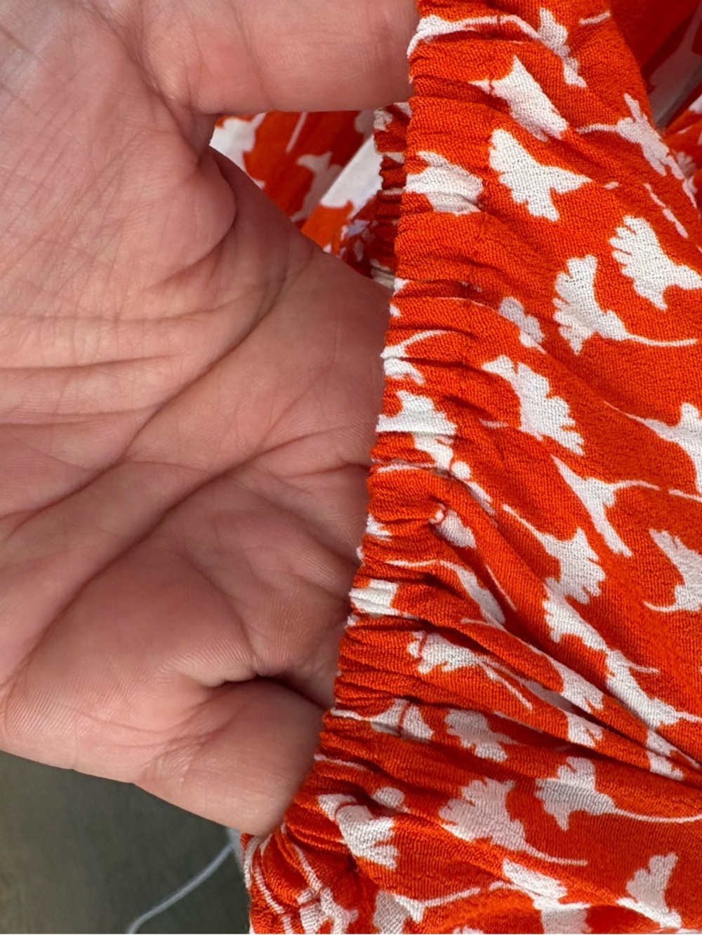 Diane von Furstenberg for Target Boho Midi Dress – Size Large – Orange Print - Picture 6 of 9